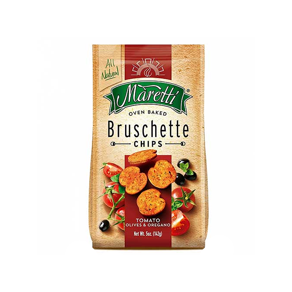 Bruschette Maretti Tomate, Aceitunas y Oregano