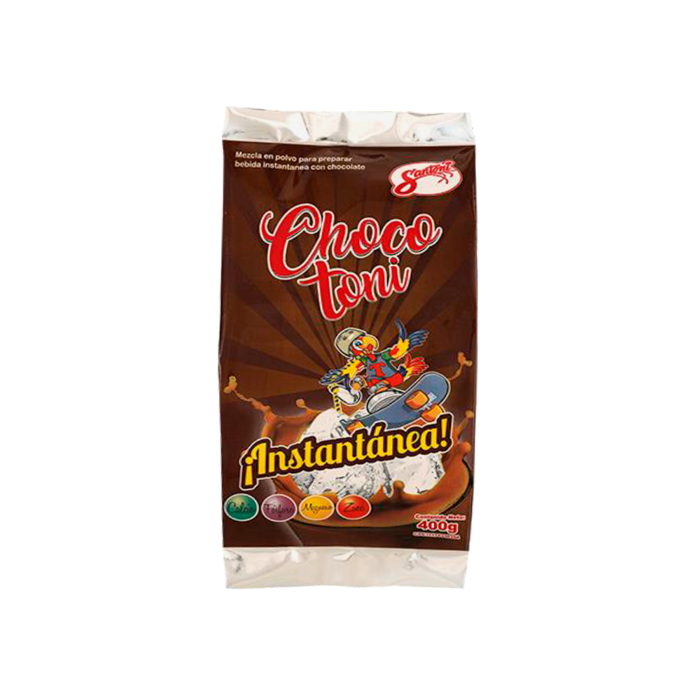 Chicha Achocolatada Instantánea Santoni Choco Toni 400 gr.