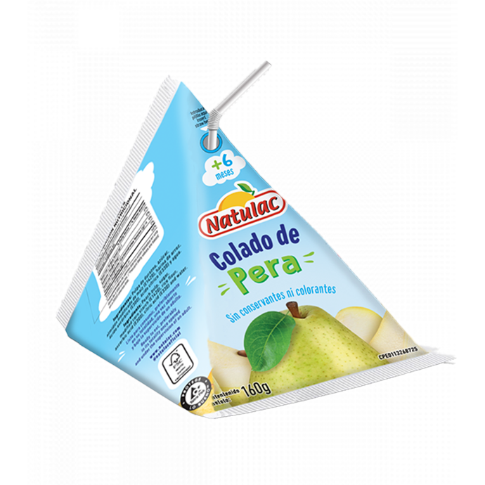 Colado de Pera Natulac UHT Prisma 160 gr.