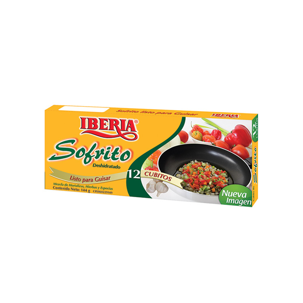 Cubito de Sofrito Listo Iberia 144 gr (12 Unidades)