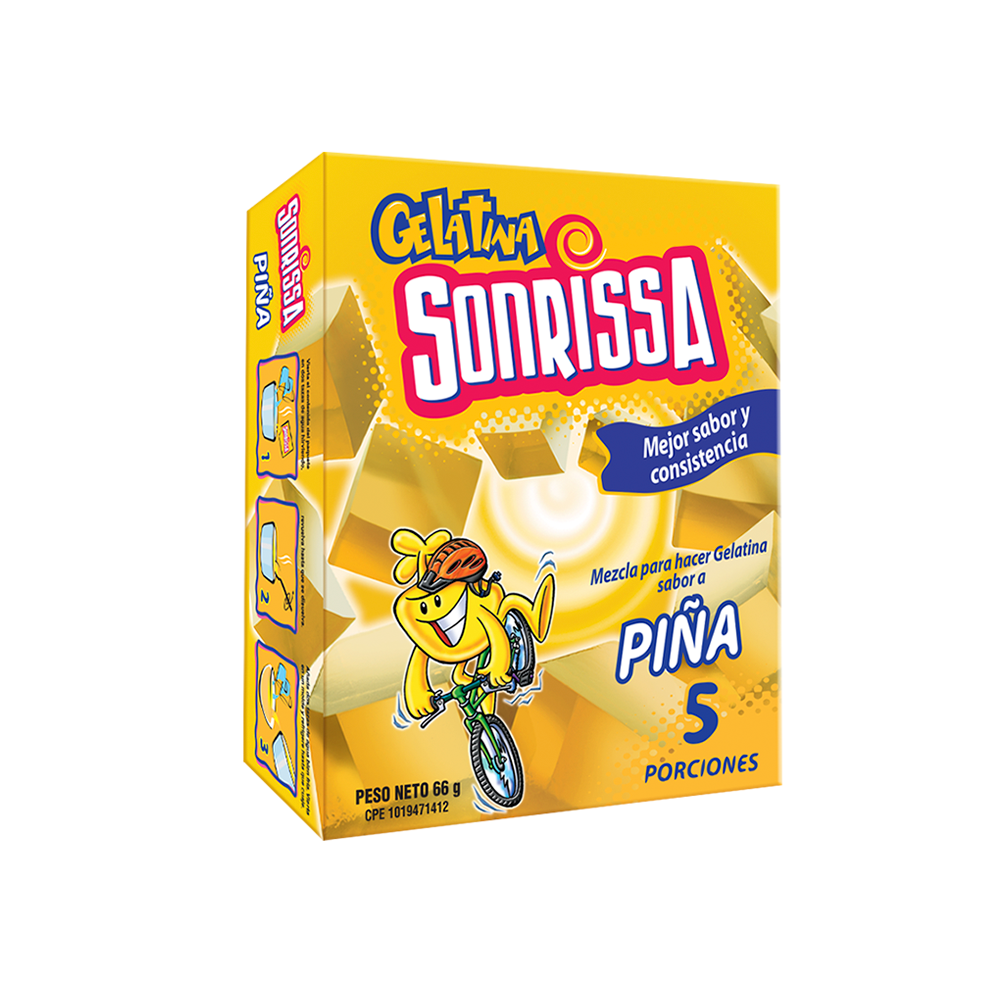 Gelatina de Piña Sonrissa 66  G.