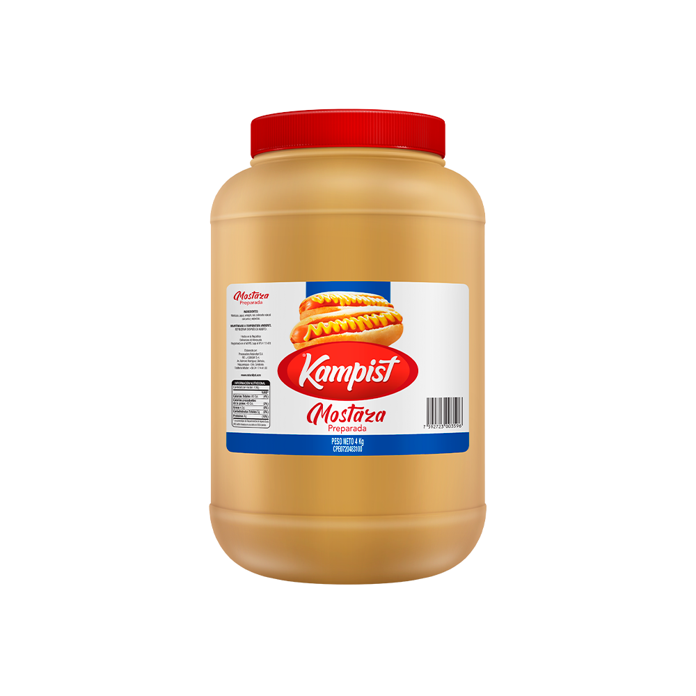 Mostaza Preparada Kampist 4 kg