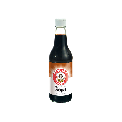 [7591112056021] Salsa Soya Tiquire Flores 300 Cc