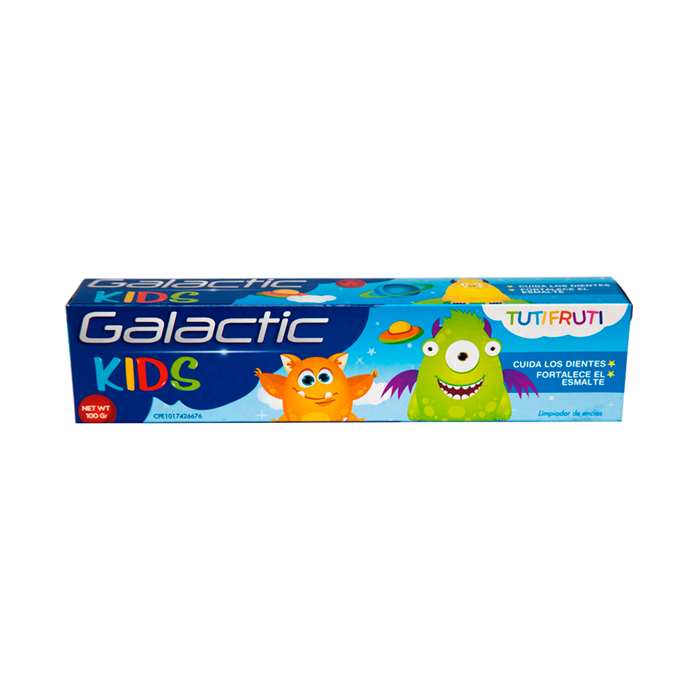 Galactic Crema Dental Tutifruti niño 100 Gr
