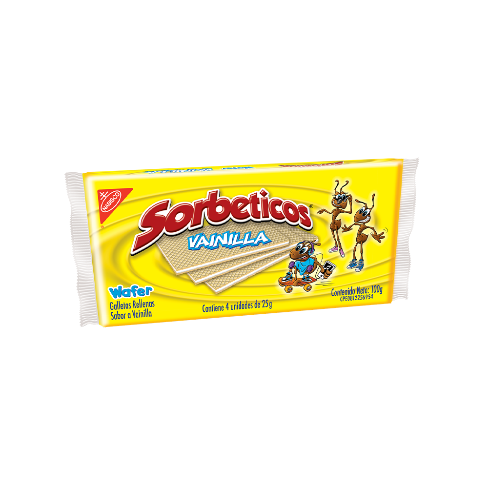 Galleta Sorbetico Vainilla (4 Unidades)