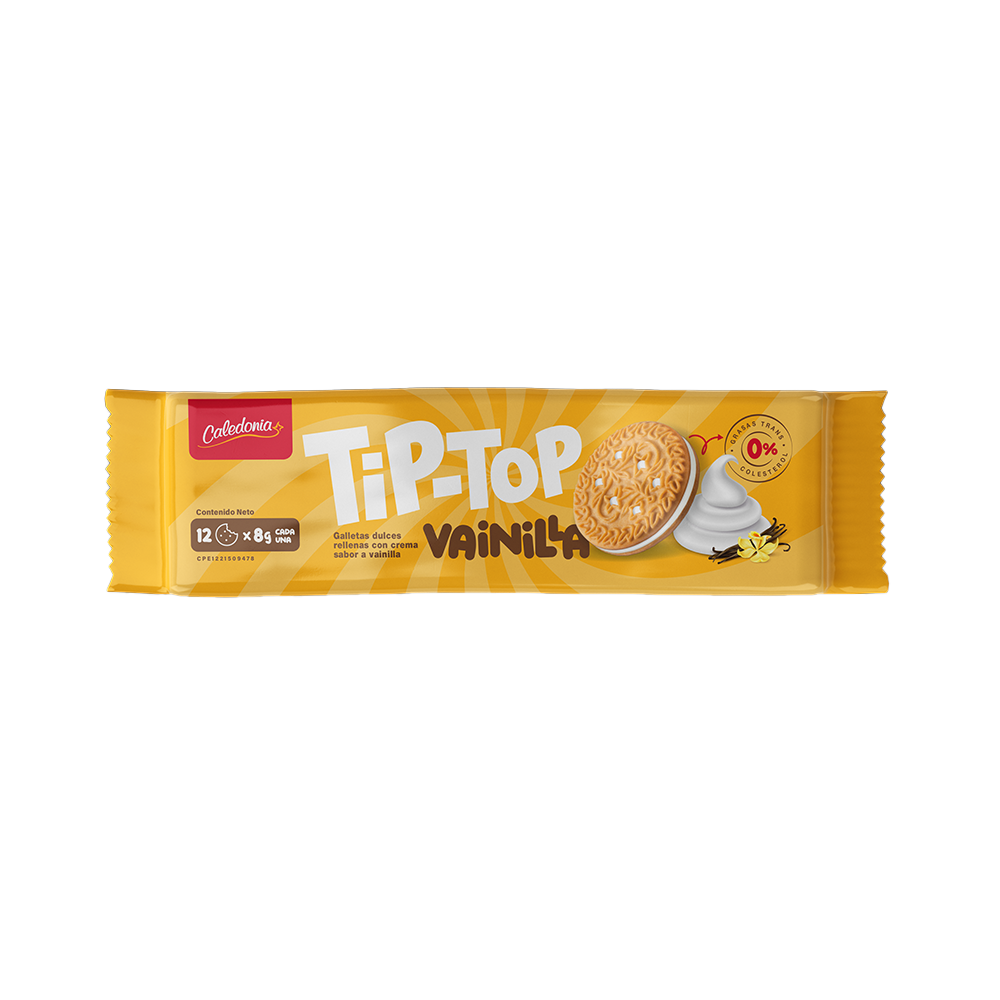 Galletas Tip Top Vainilla 96 gr