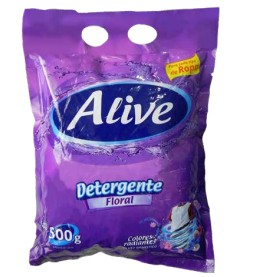 Alive Detergente en Polvo Alive Floral 500g