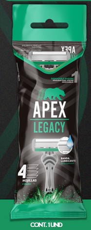 APEX Afeitadora Legacy 4 hojillas