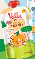 Colado Pouch Polly Melocoton 100gr