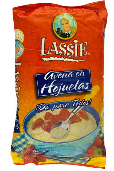 Avena Lassie Hojuela Bolsa 400g