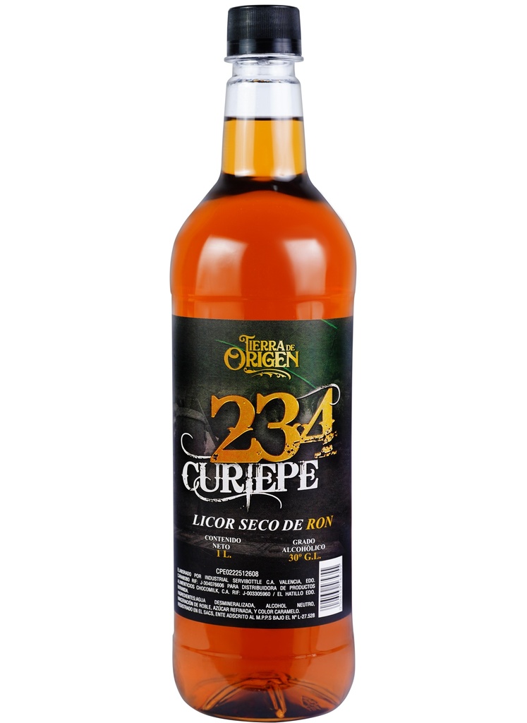 Licor Seco de Ron 234 Curiepe 1Lt