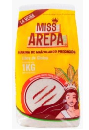 Harina de Maíz Precocida La Reina Miss Arepa 1Kg