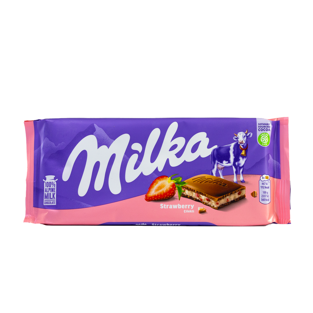 Chocolate Milka Strawberry 100gr