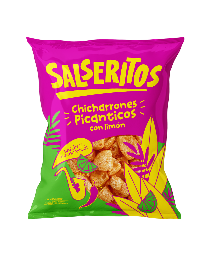 Salseritos Chicharrones Picanticos con Limón Iselitas 60gr