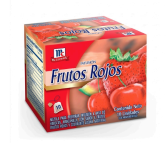 McCormick Infusión de Frutos Rojos 10und