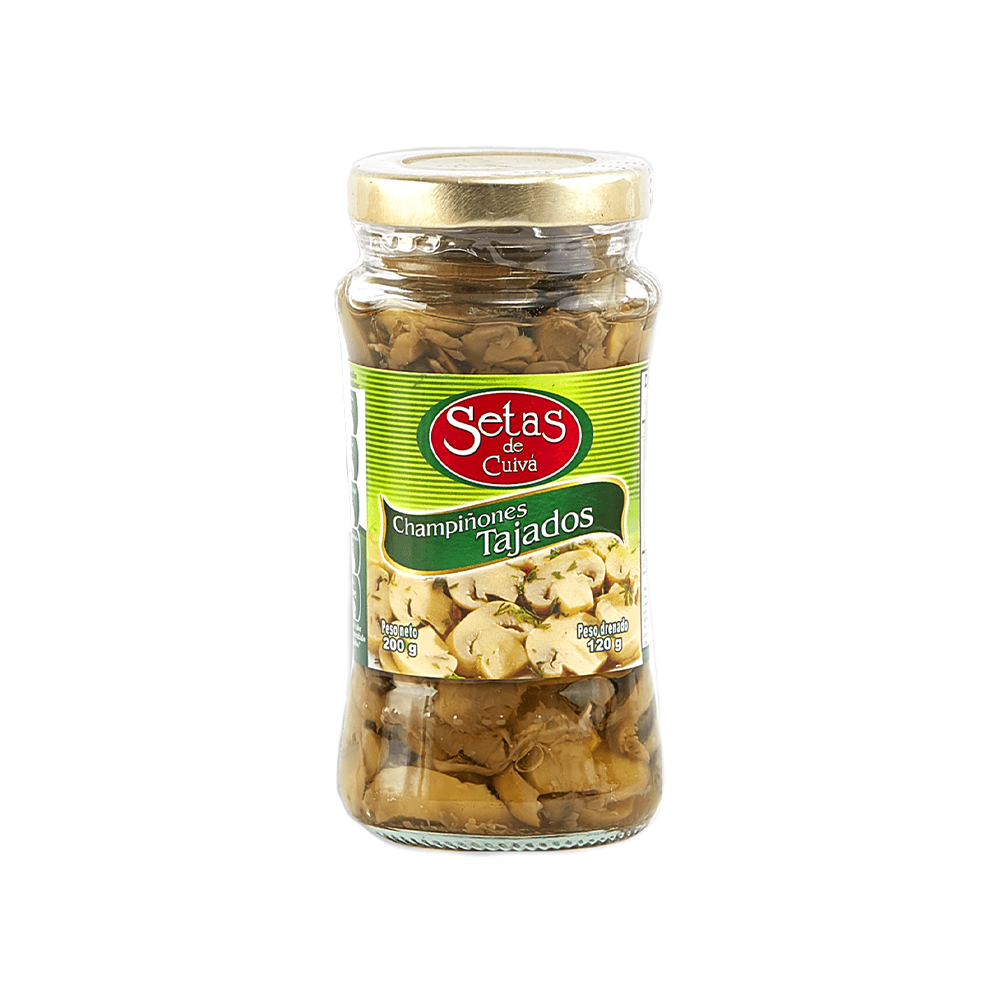 Champiñones Tajados Setas de Cuivá 200gr.