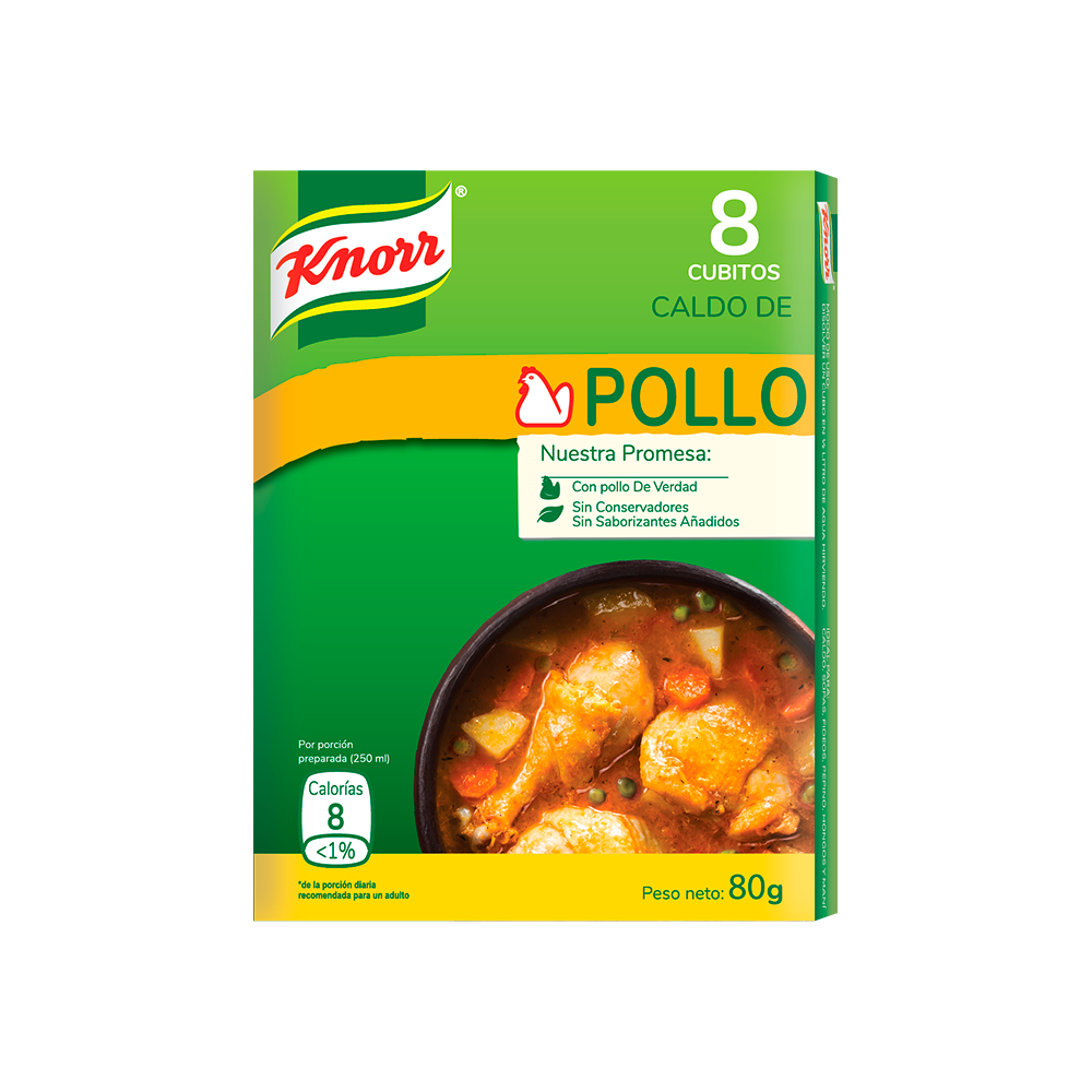 Cubitos Knorr de Pollo 8 unid.