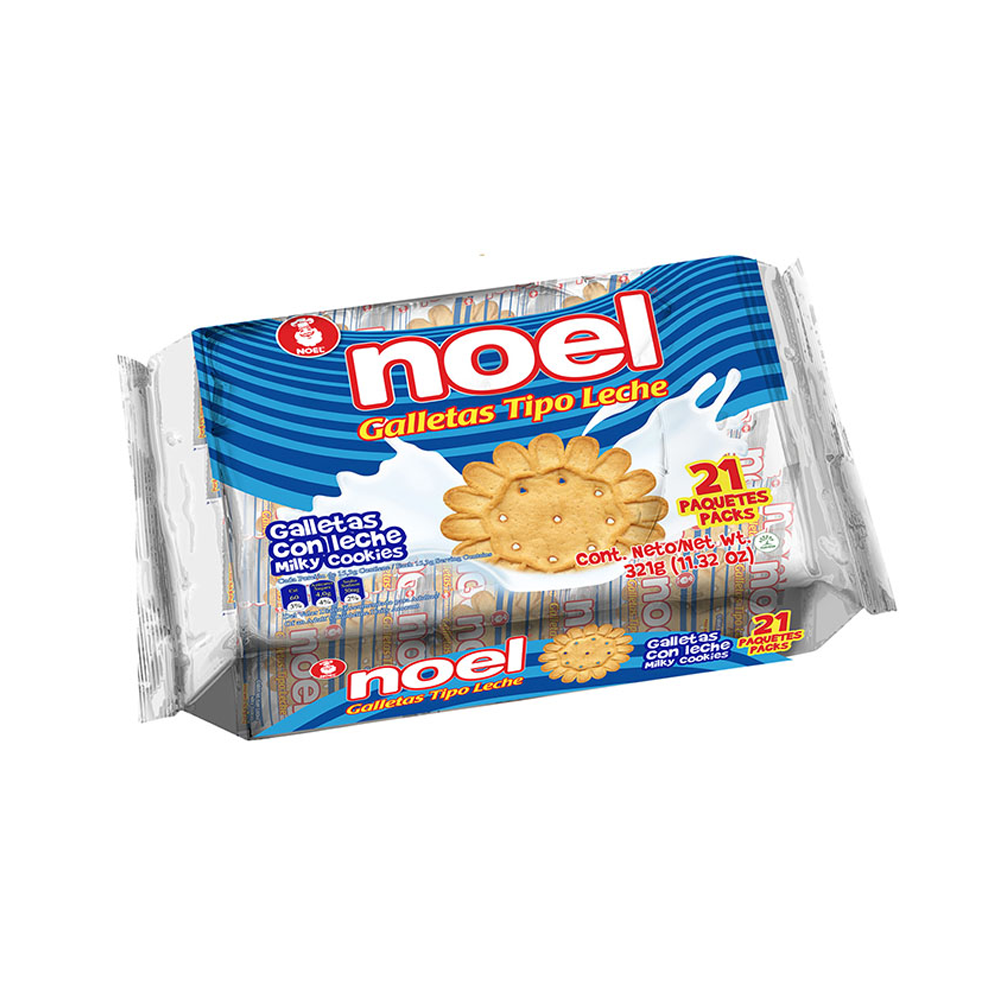 Galletas Tipo Leche 321gr. (21 Unidades)