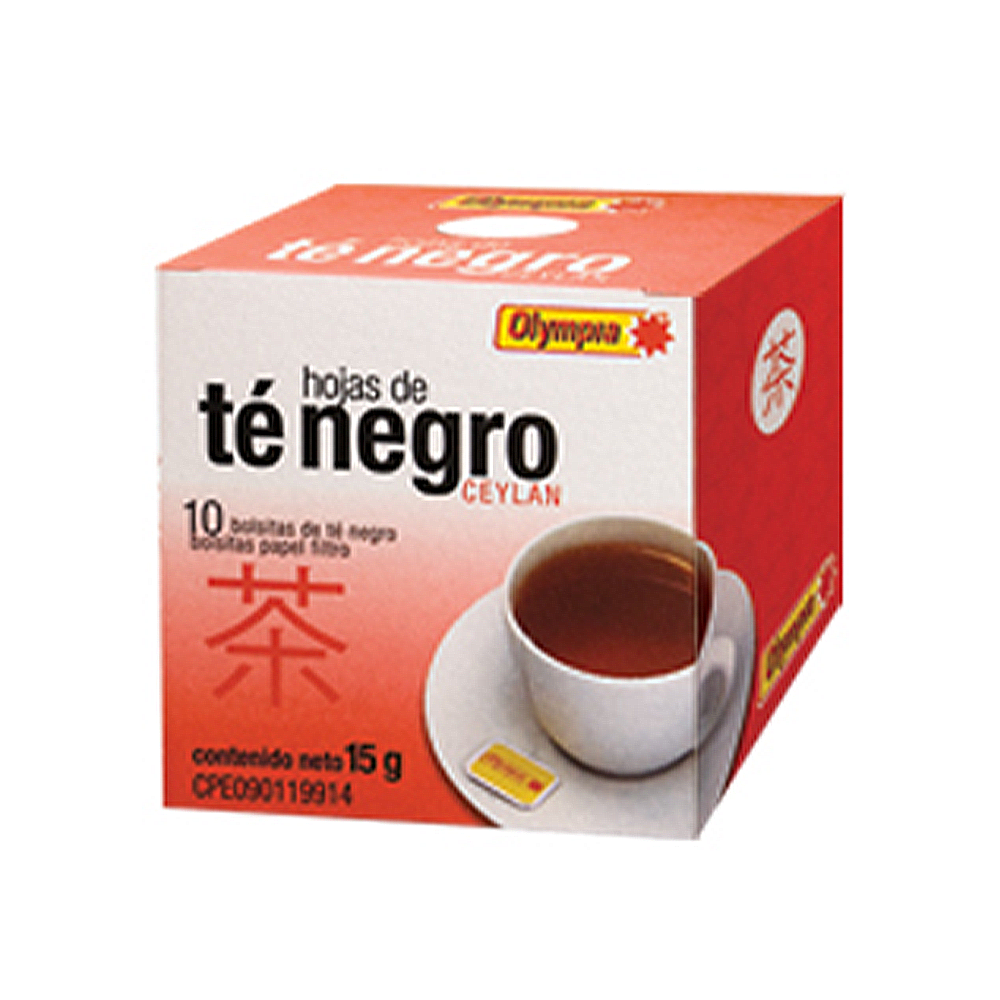 Infusion de Te Negro Olympia 15 gr (10 Unidades)