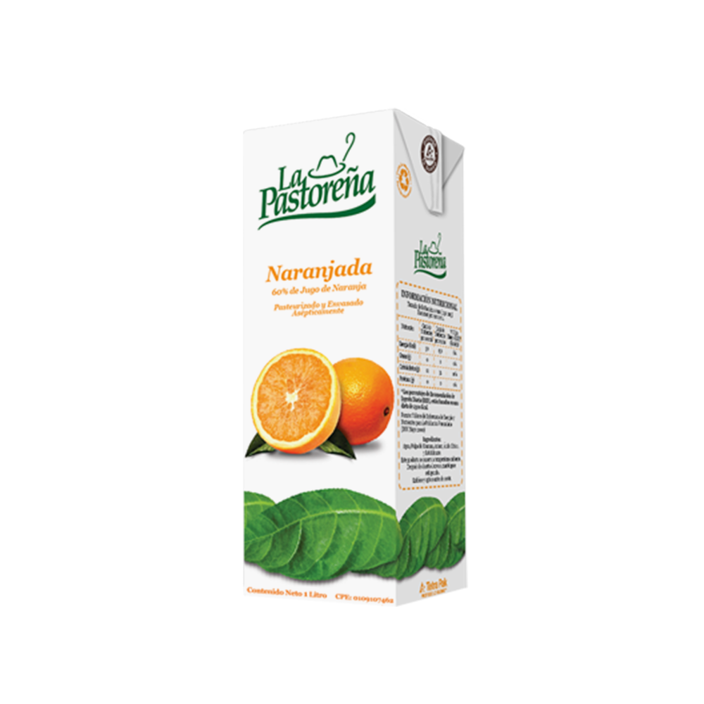 Naranjada La Pastoreña UHT 1L