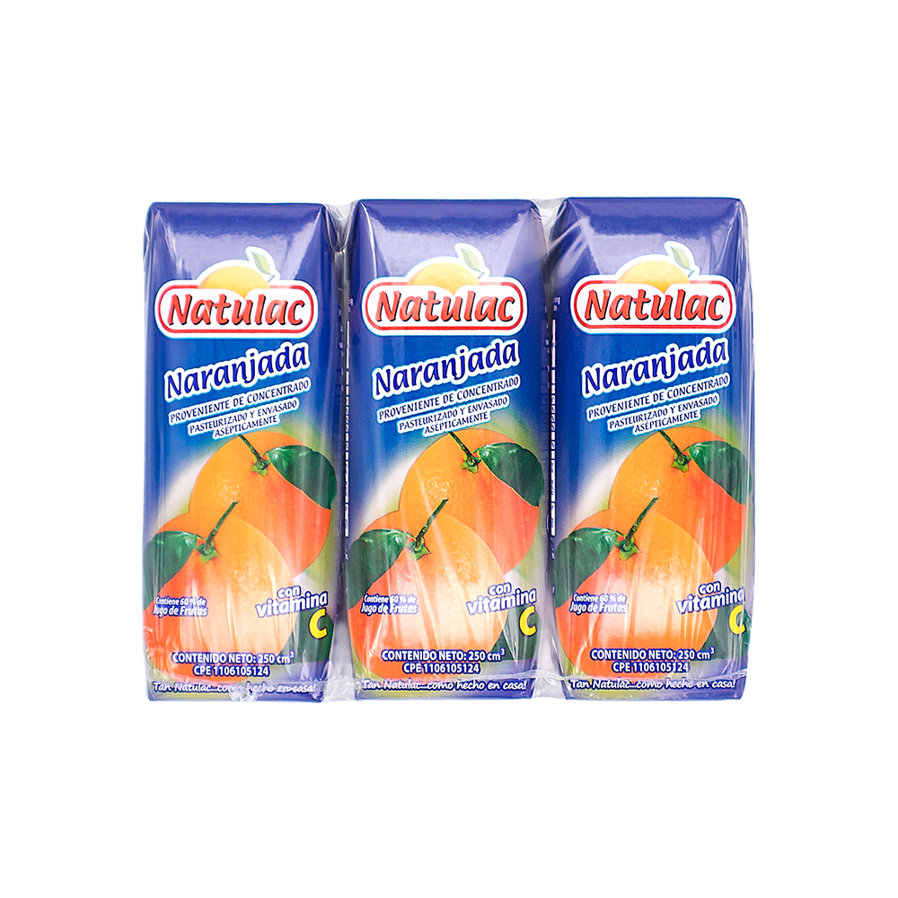 Naranjada Natulac UHT 250 ml