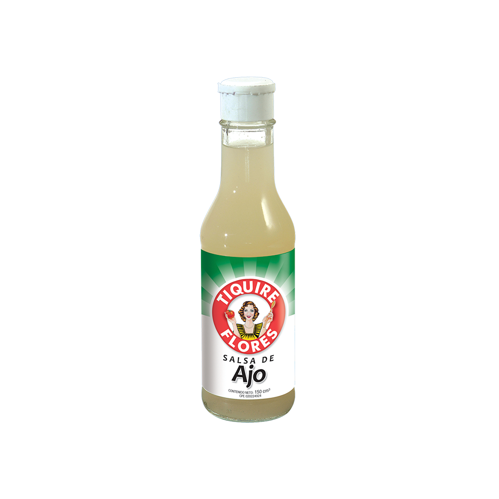 Salsa De Ajo Tiquire Flores 150 Cc