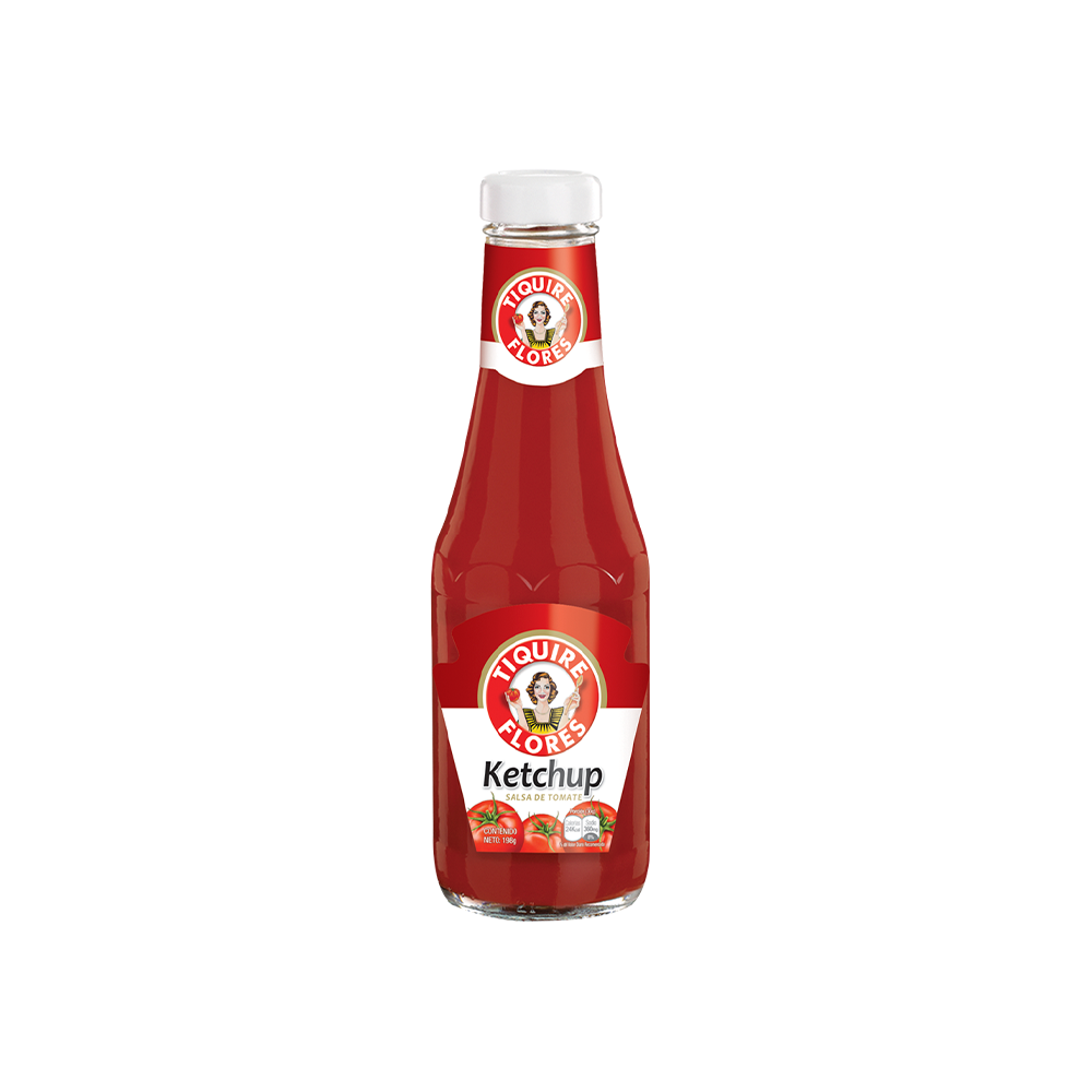 Salsa de Tomate Ketchup Tiquire Flores 198 G