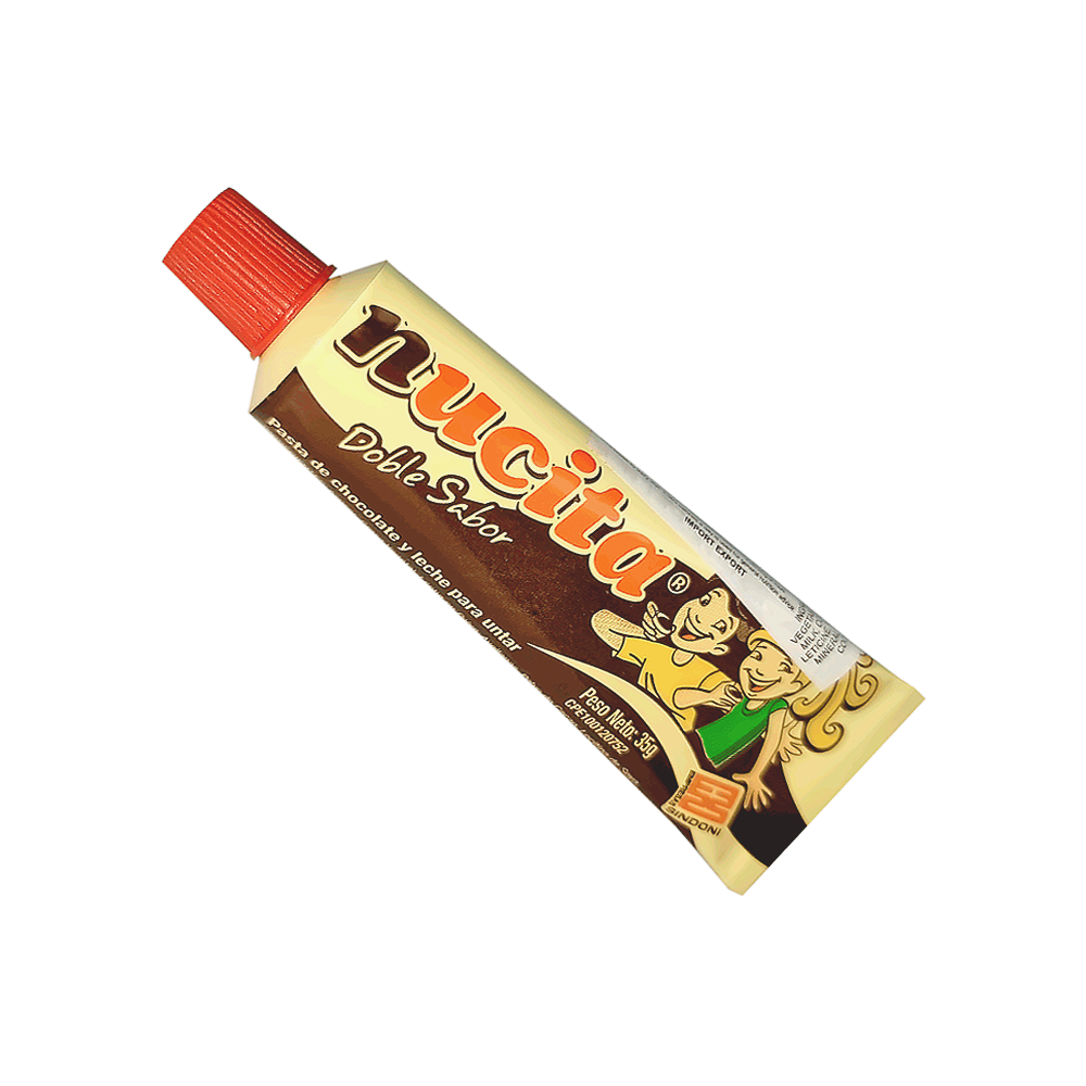 Tubito Doble Sabor Nucita 35 gr