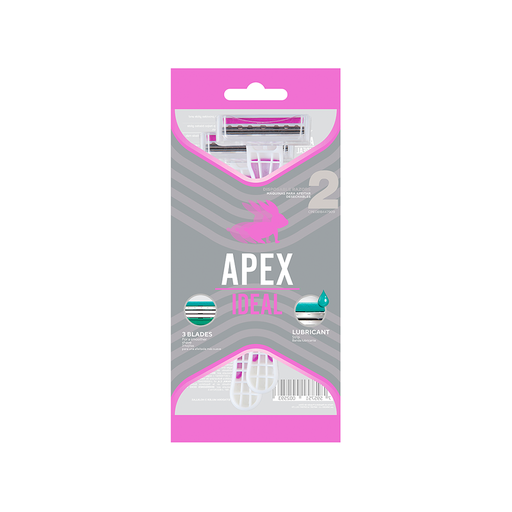 [7595751002593] Apex Afeitadora Ideal 3 Hojillas x 2 und.