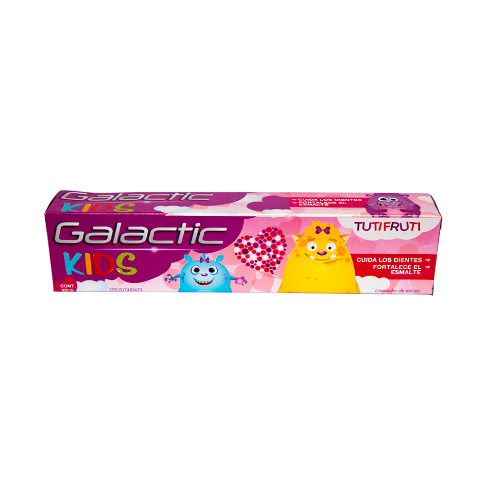 Galactic Crema Dental Tutifruti niña 100 Gr
