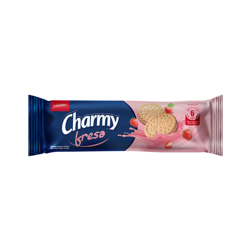 [7591164000058] Galletas Charmy Fresa 192 gr