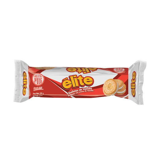 [7591082001335] Galletas Puig Elite Vainilla Tubular 100 gr.
