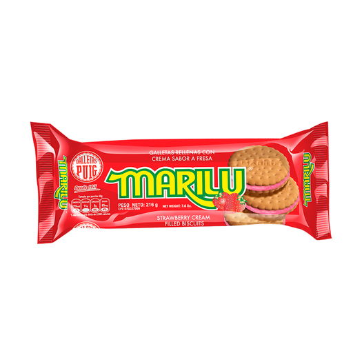 [7591082004007] Galletas Puig Marilu Fresa Tubular 216 gr.