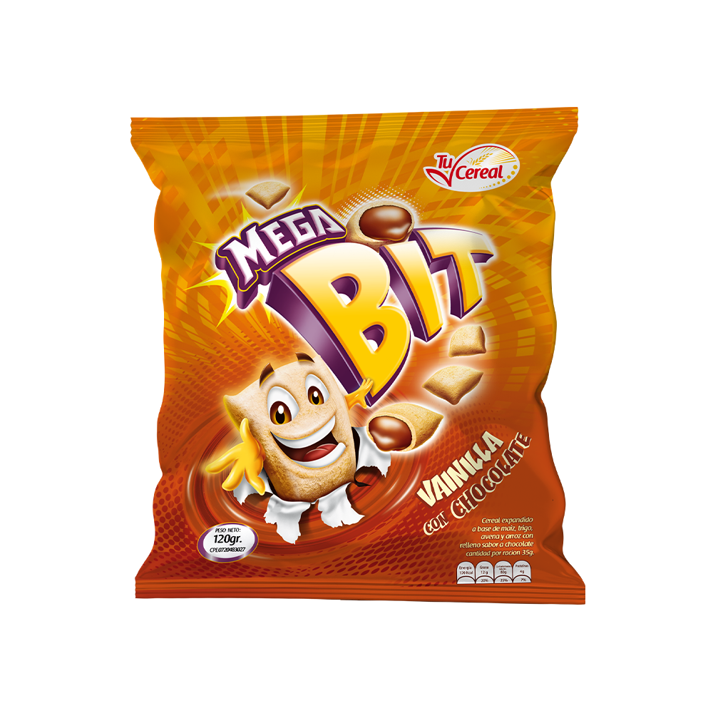Cereal Mega Bit Vainilla Chocolate 120 gr