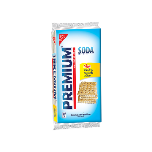 [7622210711069] Galleta de Soda Premium 156 gr (6 Unidades)