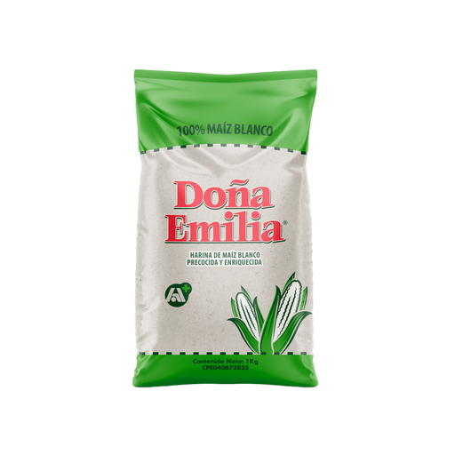 [7592591000154] Harina de Maíz Precocida 1Kg Doña Emilia