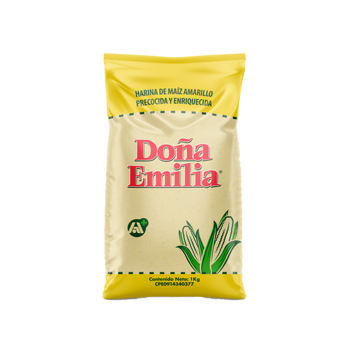 [7592591000581] Harina de Maíz Amarillo 1 Kg Doña Emilia