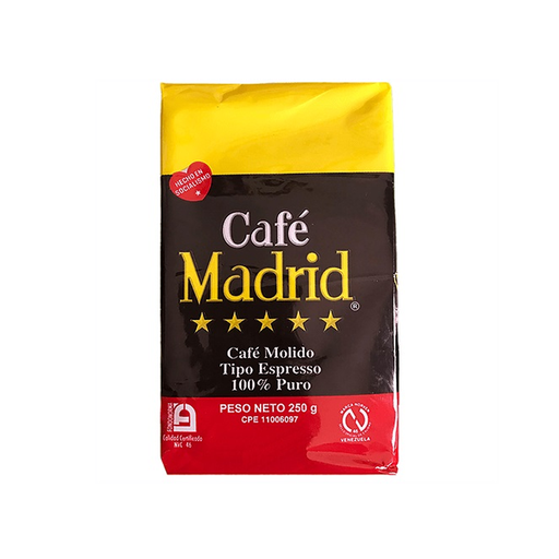 [7591126222252] Café Madrid de 250 gr