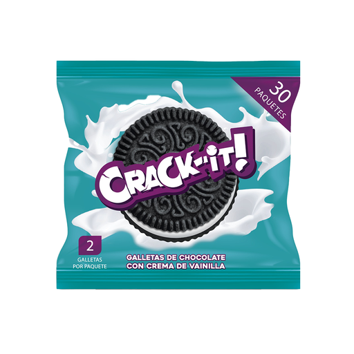 [7595751001640] Galletas Chocolate Con Crema Crack It