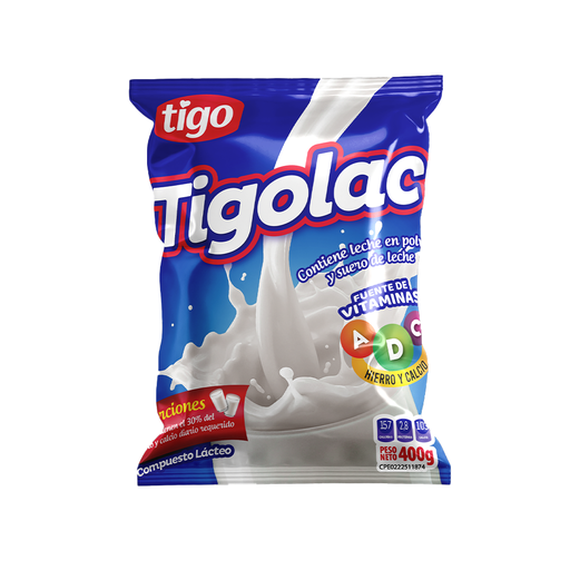 [7598986000655] Compuesto Lacteo Tigolac 400 gr Tigo