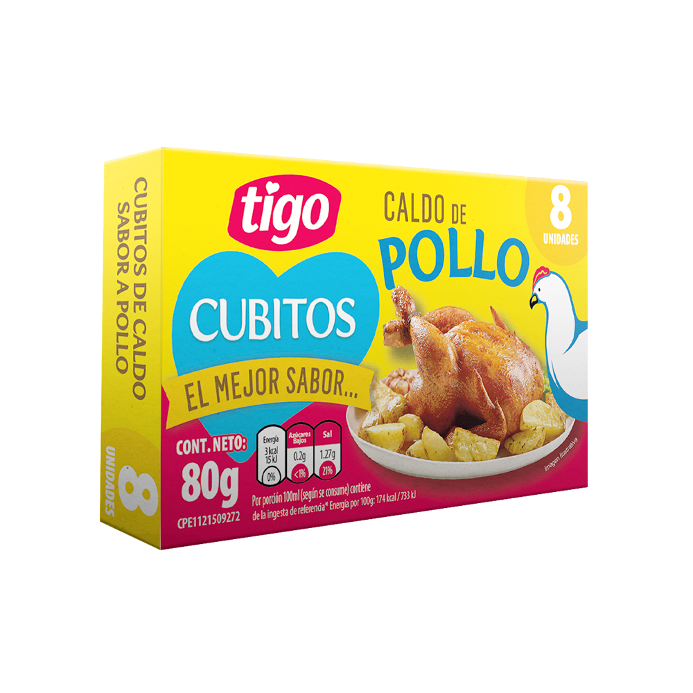 Cubito de Pollo Tigo 80 gr
