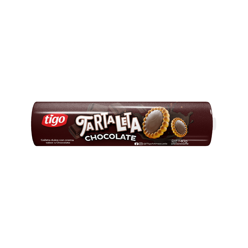Tartaletas Chocolate Tigo 140 gr