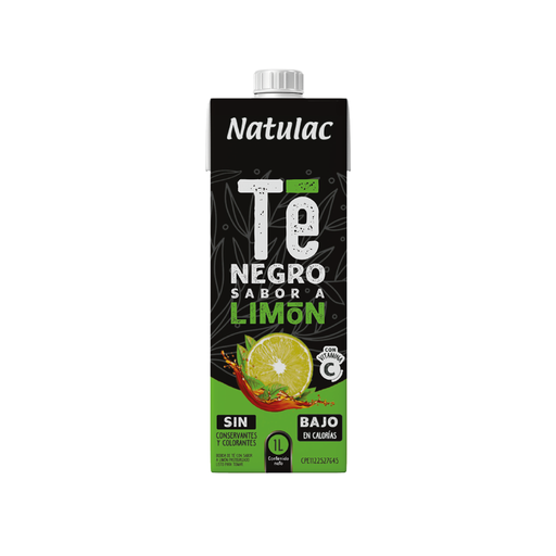 [7592396002278] Te Negro sabor a Limón Natulac 1 Lt.