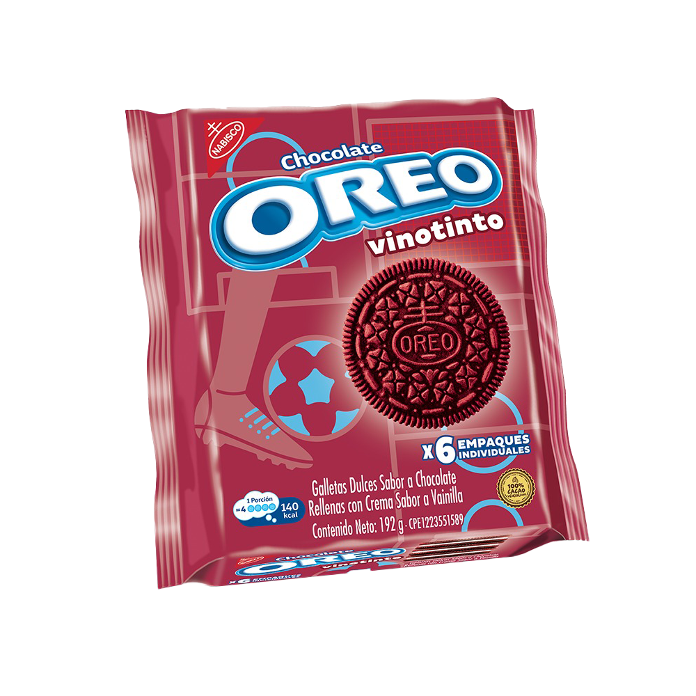 Galleta Oreo Chocolate 192 gr (6 Unidades)