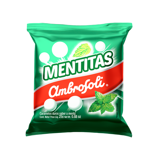 [7802200132696] Caramelos Mentitas 25gr