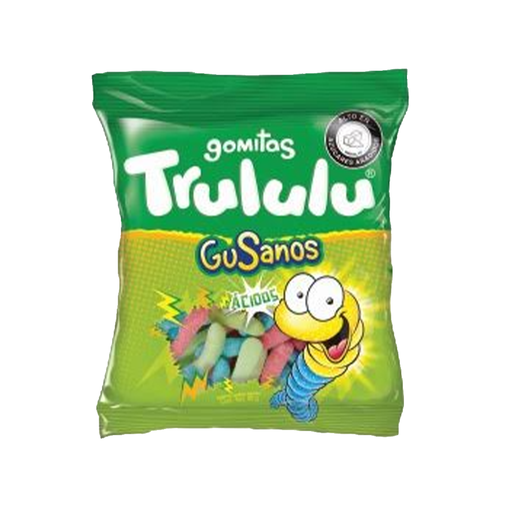 [7702993028261] Gomitas Trululu Gusanos Acidos - Bolsa 80G