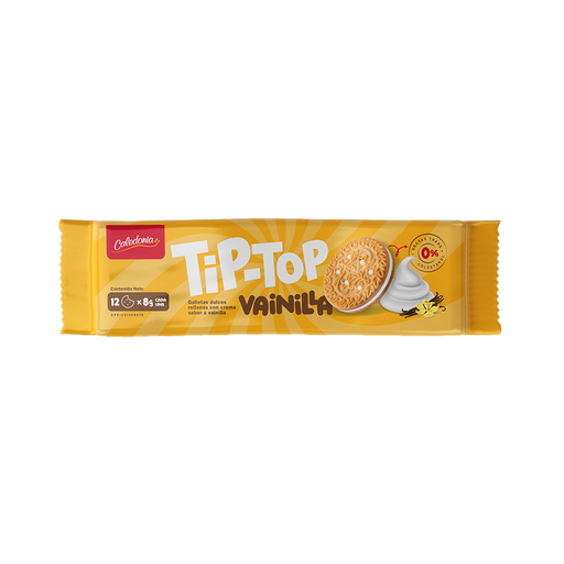 [7591164000102] Galletas Tip Top Vainilla 96 gr
