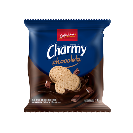 [75971823] Galletas Charmy Chocolate 18u x 16 gr