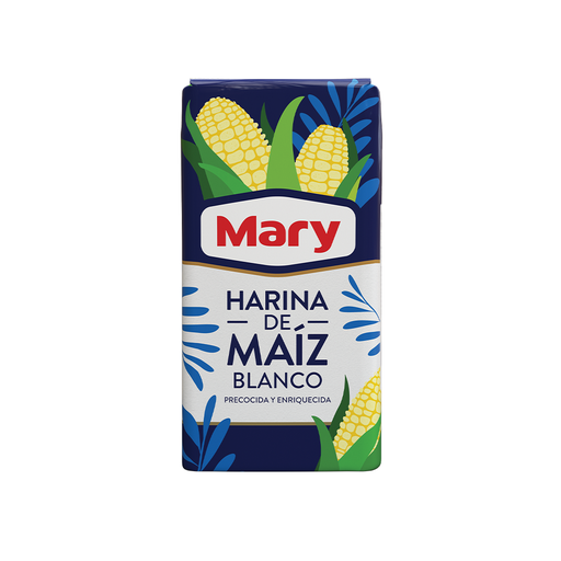 [7591473005393] Harina de Maiz Blanco Mary 900 gr