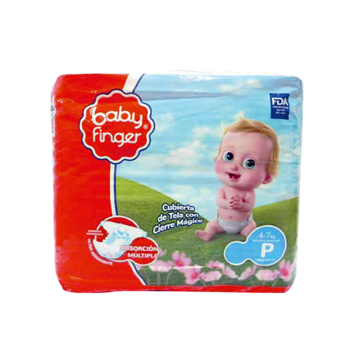 [7597597003772] Pañal Baby Finger - Talla P 10 UND